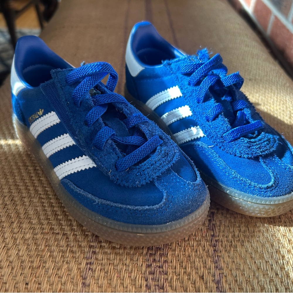 Adidas Handball Spezial Kids Comfort Closure Elastic Lace Blue Sneakers